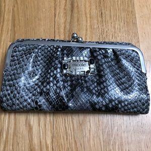 Black/Silver Nicole wallet